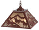 16 Square Running Horses Pendant