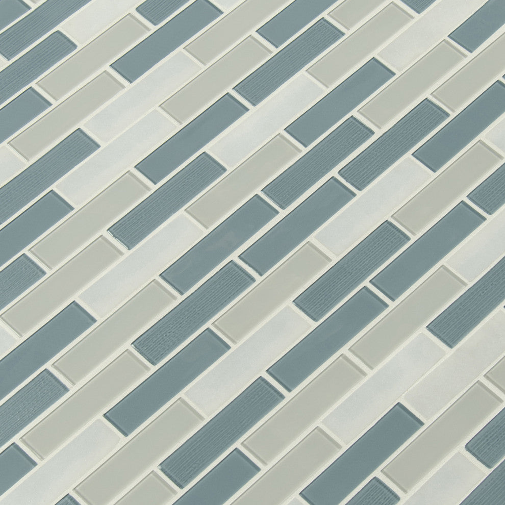 MSI SMOT-SGLS-4MM 12" x 12" Dot-Mounted Mosaic Wall Tile - Glossy - Colosseo