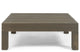 Cascada Outdoor Right Arm Loveseat and Coffee Table Set, White/Gray