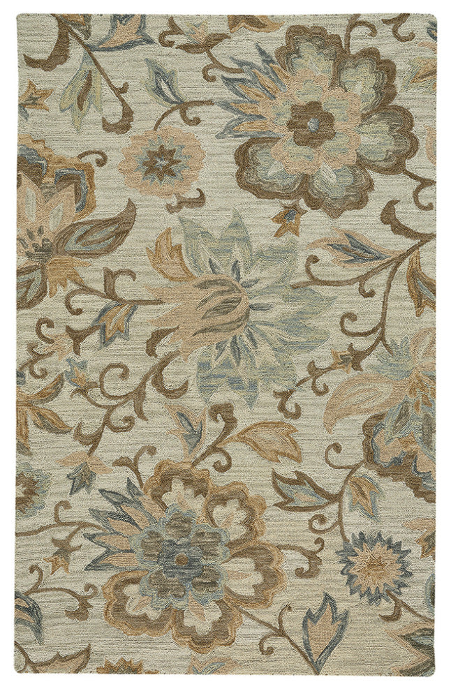 Capel Lincoln Blooming Multi 2580_670 Hand Tufted Rugs - 3' 6" X 5' 6" Rectangle