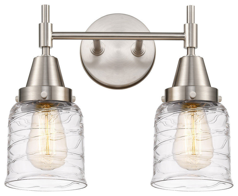 Innovations 447-2W-SN-G513-LED 2-Light Bath Vanity Light, Satin Nickel