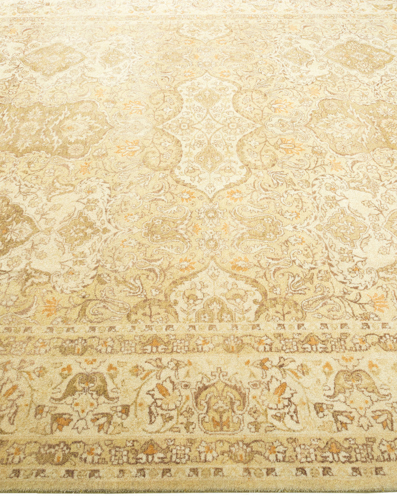 Elsie, One-of-a-Kind Hand-Knotted Area Rug Green, 6'3"x8'10"