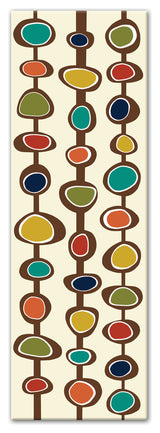 Midcentury Modern Pods 12x36 Canvas Wall Art
