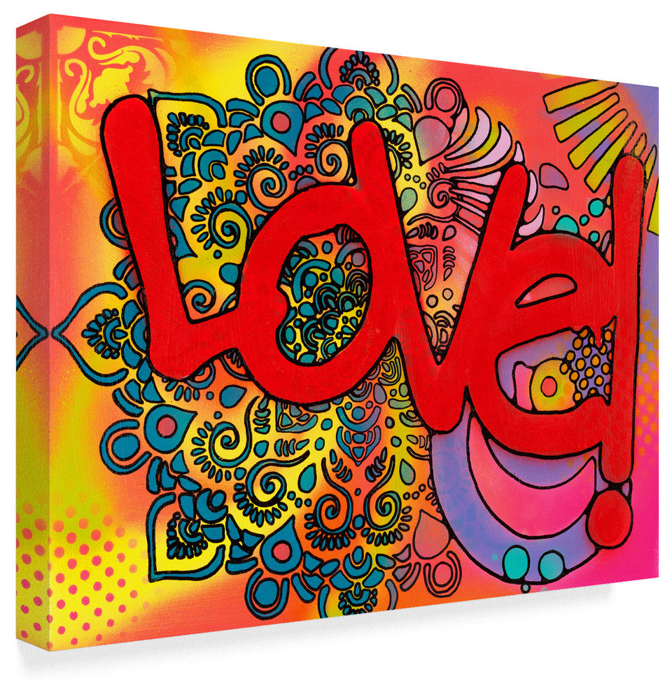Dean Russo 'Love I' Canvas Art, 47"x35"