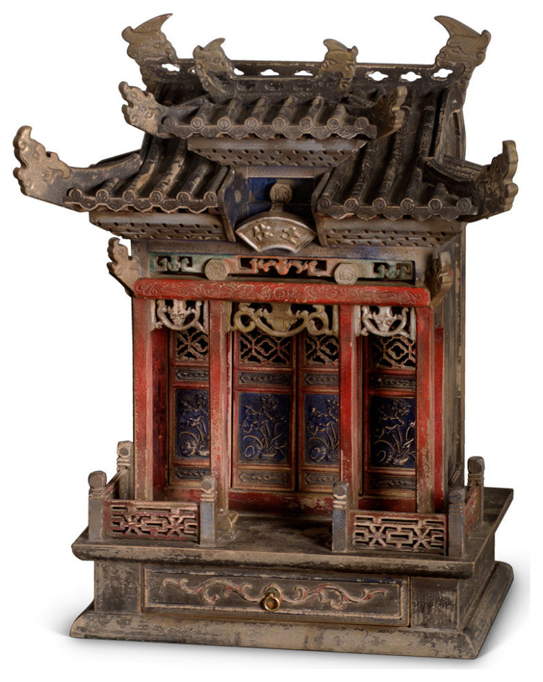 Vintage Chinese Pagoda Altar House