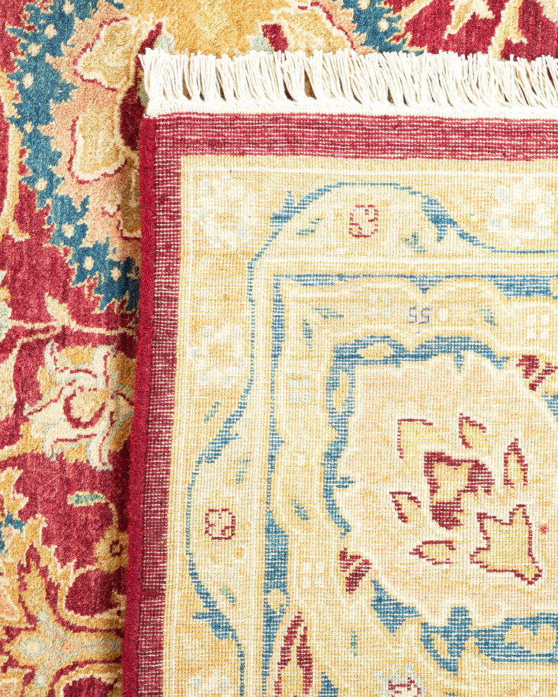 Mogul, One-of-a-Kind Hand-Knotted Area Rug Red, 6'0"x9'0"