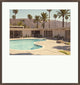 Palm Springs Pool, Giclee Reproduction Artwork