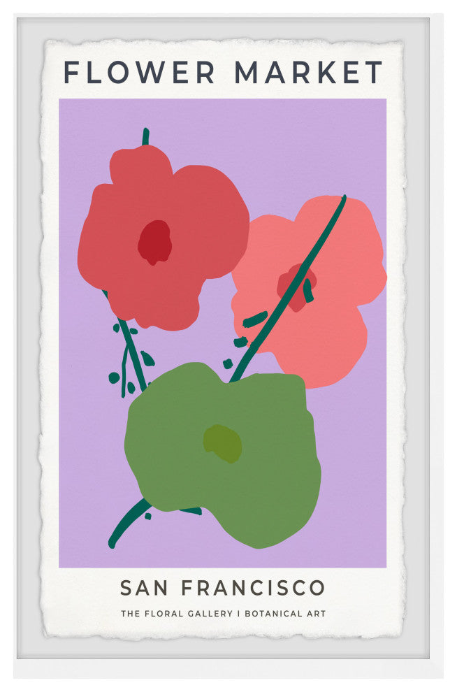 "San Francisco Poppies" Framed Painting Print, 30x45