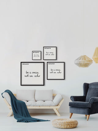 "Not an Echo" Framed Painting Print, 24x24