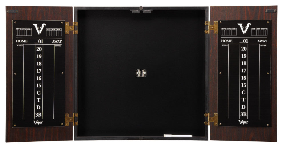Viper Stadium Dartboard Cabinet With Shot King Sisal Dartboard