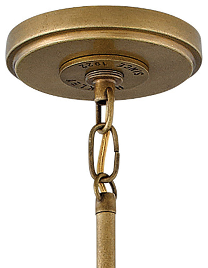 Pendant Cartwright Pendant in Rustic Brass