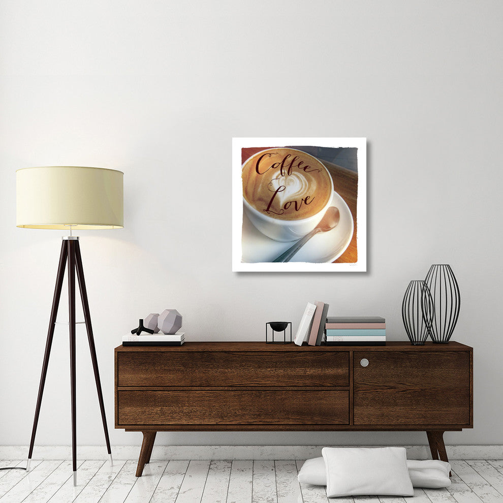 "Coffee Love" Digital Paper Print by Sue Schlabach, 32"x32"