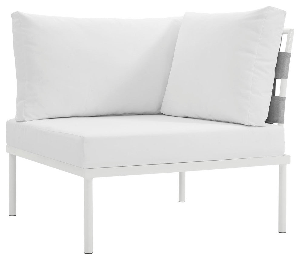 Harmony Outdoor Patio Aluminum Corner Sofa
