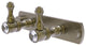 Carolina Crystal 2 Position Multi Hook, Antique Brass