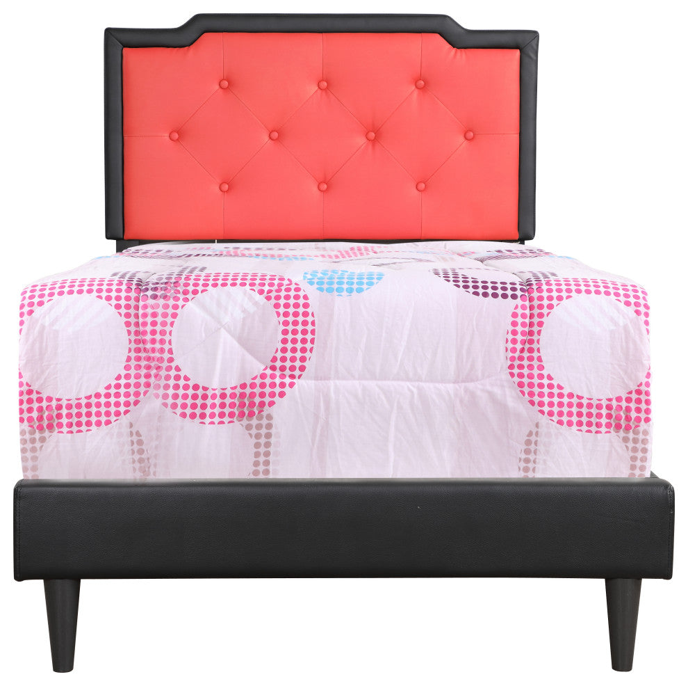 Starlight All in One Bed, Black/Red, Twin