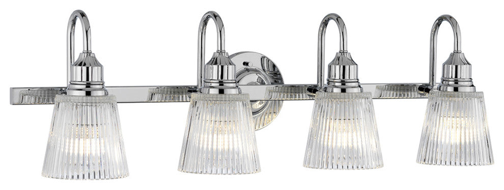 Addison 4 Light Bath Light in Polished Chrome