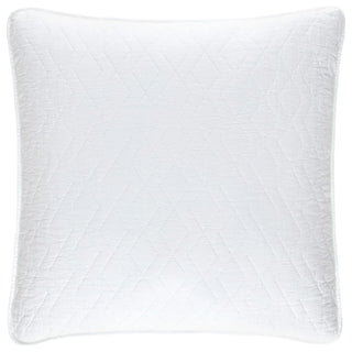 Birdie White Quilted Sham