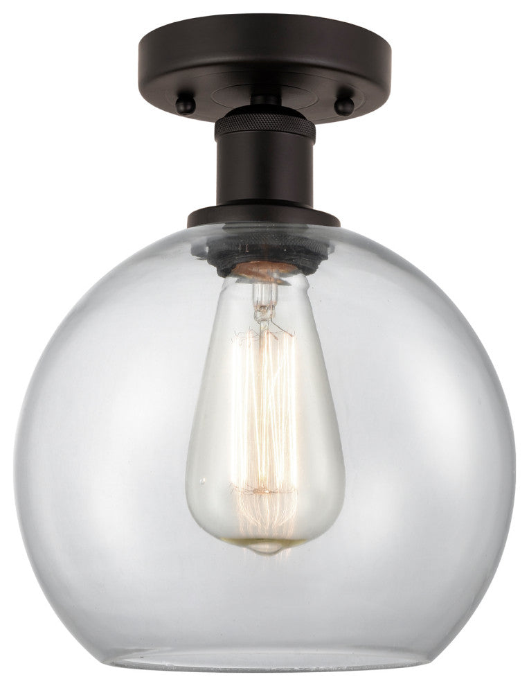 Innovations 616-1F-OB-G122-8 1 Light Semi-Flush Mount, Oil Rubbed Bronze