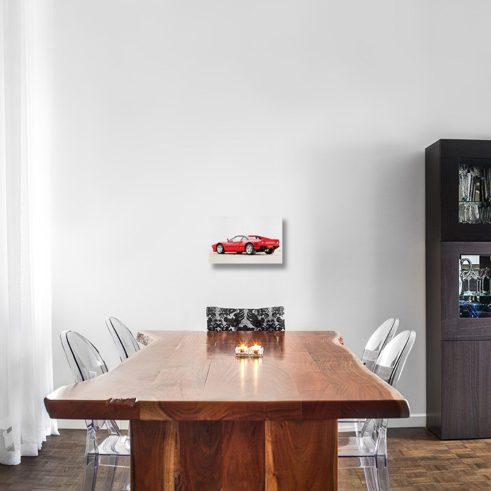 "1980 Ferrari 288 GTO Watercolor" Fine Art Print