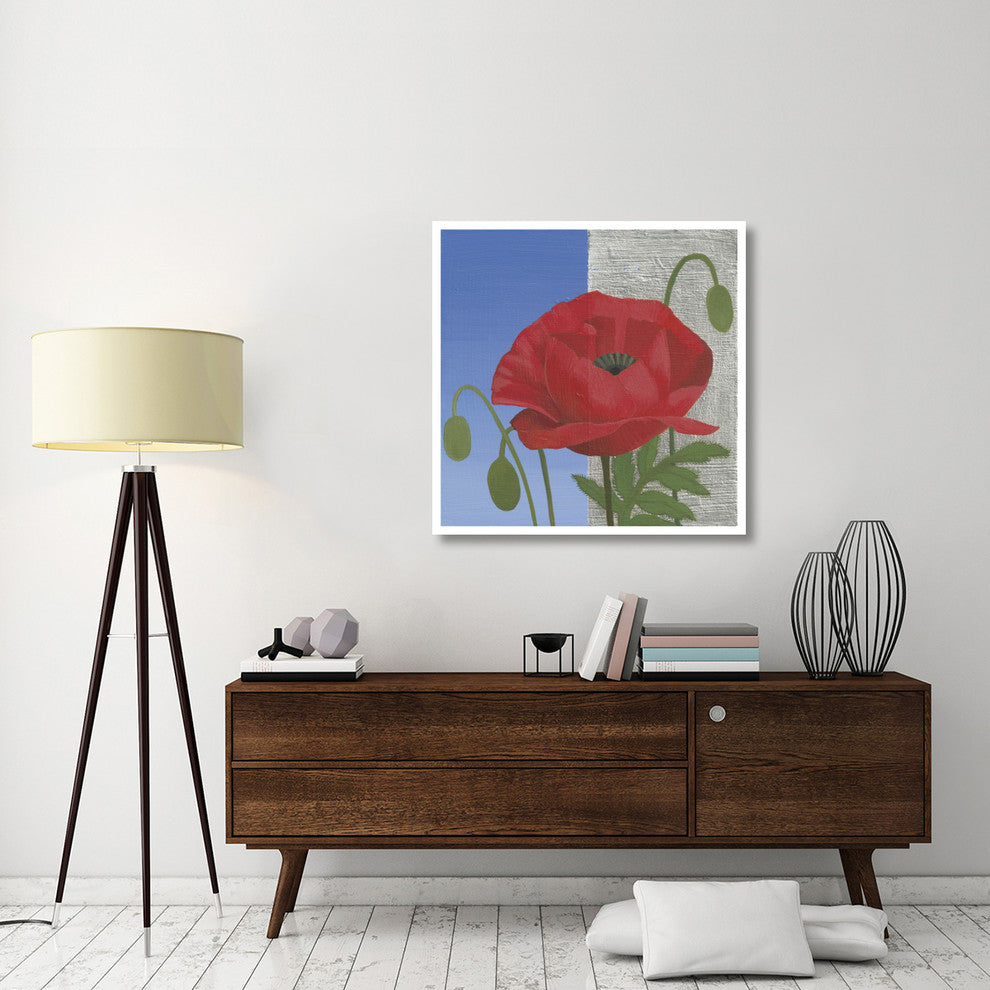 "Poppy" Digital Paper Print by Kathrine Lovell, 38"x38"