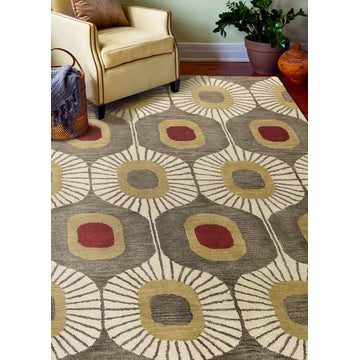 Bashian Woodbridge Area Rug, Mocha, 2.6''x8''