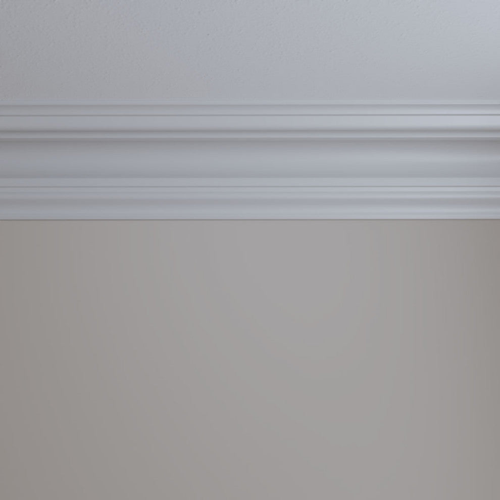 7 1/4"Hx7 1/8"Px9 7/8"Fx96 1/8"L, Devon Smooth Crown Moulding