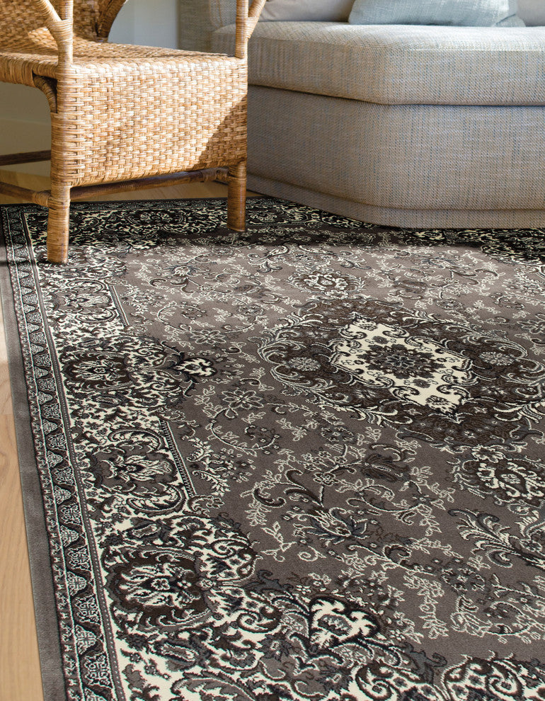 Chelsea Royalty Mushroom 6'7"x9'6" Oval Area Rug