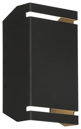 La Vida LED Outdoor Wall Mount, Black