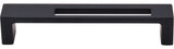 Top Knobs TK266 Modern Metro 5 Inch Center to Center Handle - Flat Black