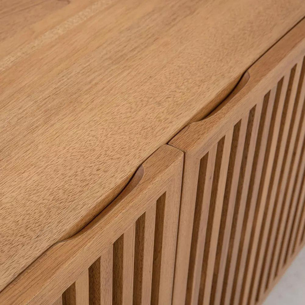 Zither 70" Media Cabinet, Pumpernickel