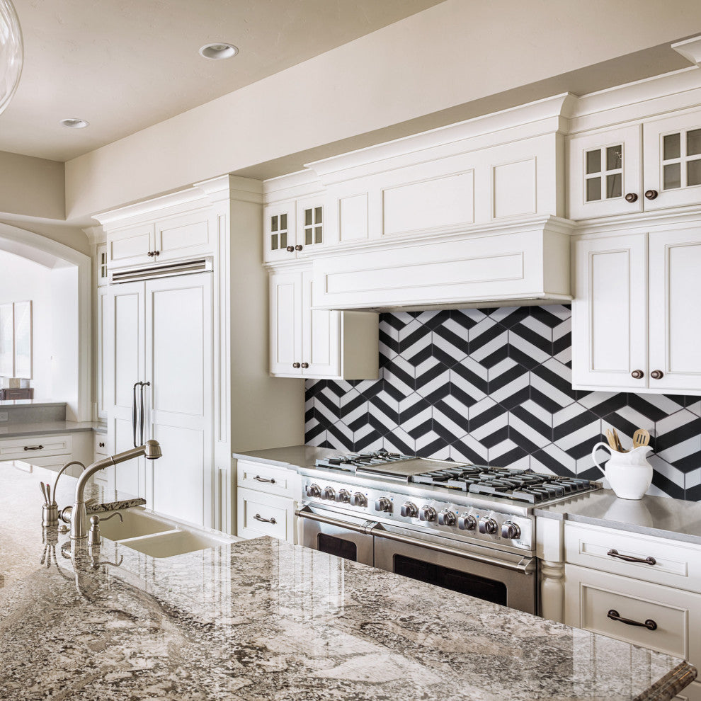 Porto Capri Hex Black Porcelain Floor and Wall Tile