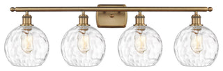 Innovations 516-4W-BB-G1215-8-LED 4 Light Bath Vanity Light, Brushed Brass