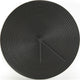 Atipico Ring Ceramic Wall Clock, Jet Black