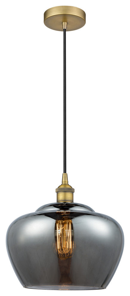 Innovations 616-1P-BB-G93-L-LED 1 Light 11" Mini Pendant, Brushed Brass