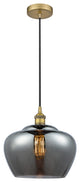 Innovations 616-1P-BB-G93-L-LED 1 Light 11" Mini Pendant, Brushed Brass