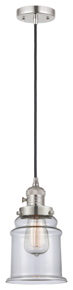 INNOVATIONS 201CSW-PN-G182 1-Light Mini Pendant Polished Nickel