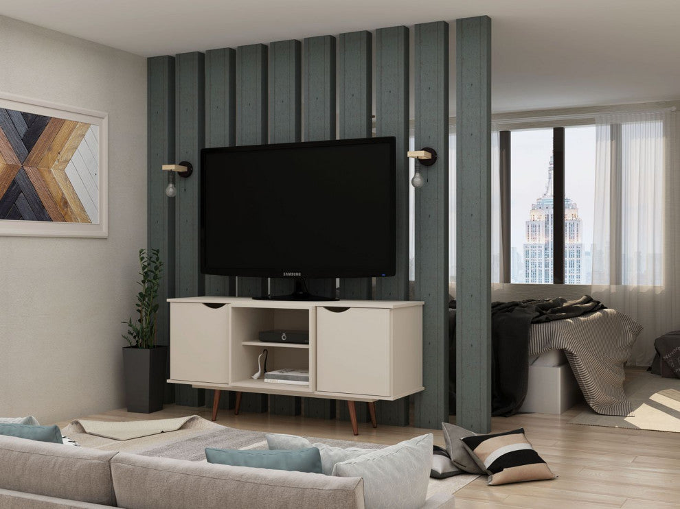 Hampton 53.54 TV Stand in Off White