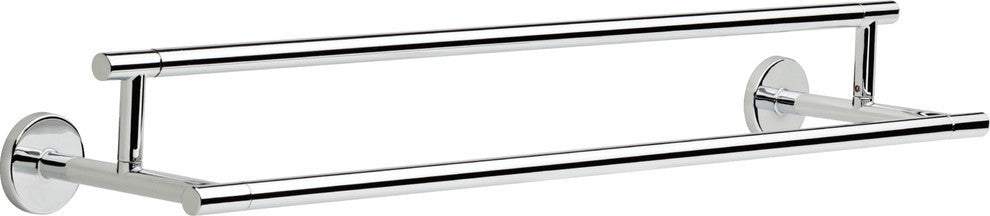 Delta Trinsic 24" Double Towel Bar, Polished Chrome