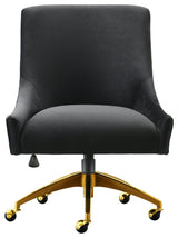 Beatrix Black Office Swivel Chair - Black
