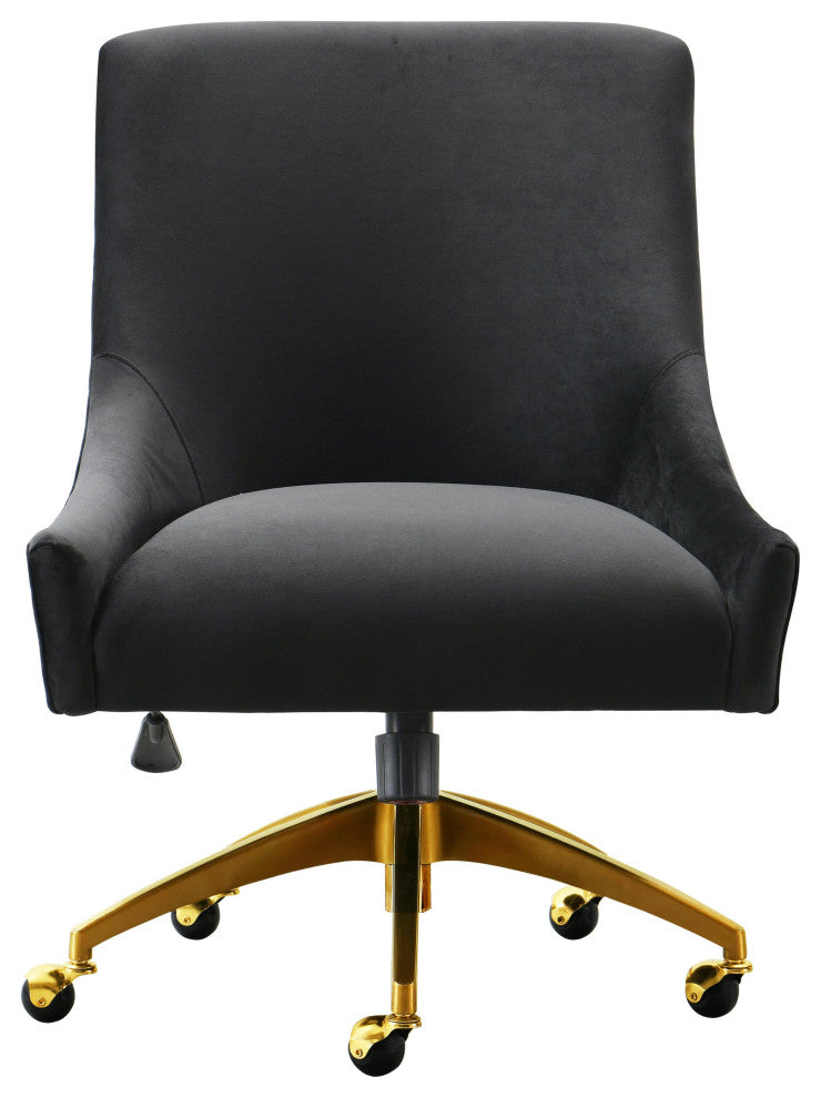 Beatrix Black Office Swivel Chair - Black