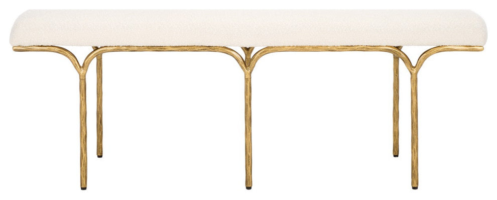 Safavieh Couture Marvin Boucle 48" Bench