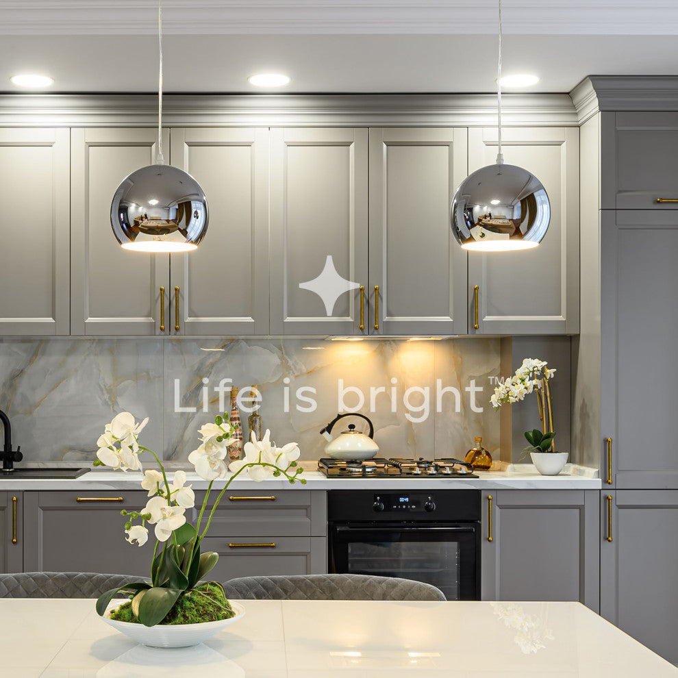 Luxrite 6" LED Recessed Light J-Box 18W 5CCT 1800LM Dimmable 4 Pack