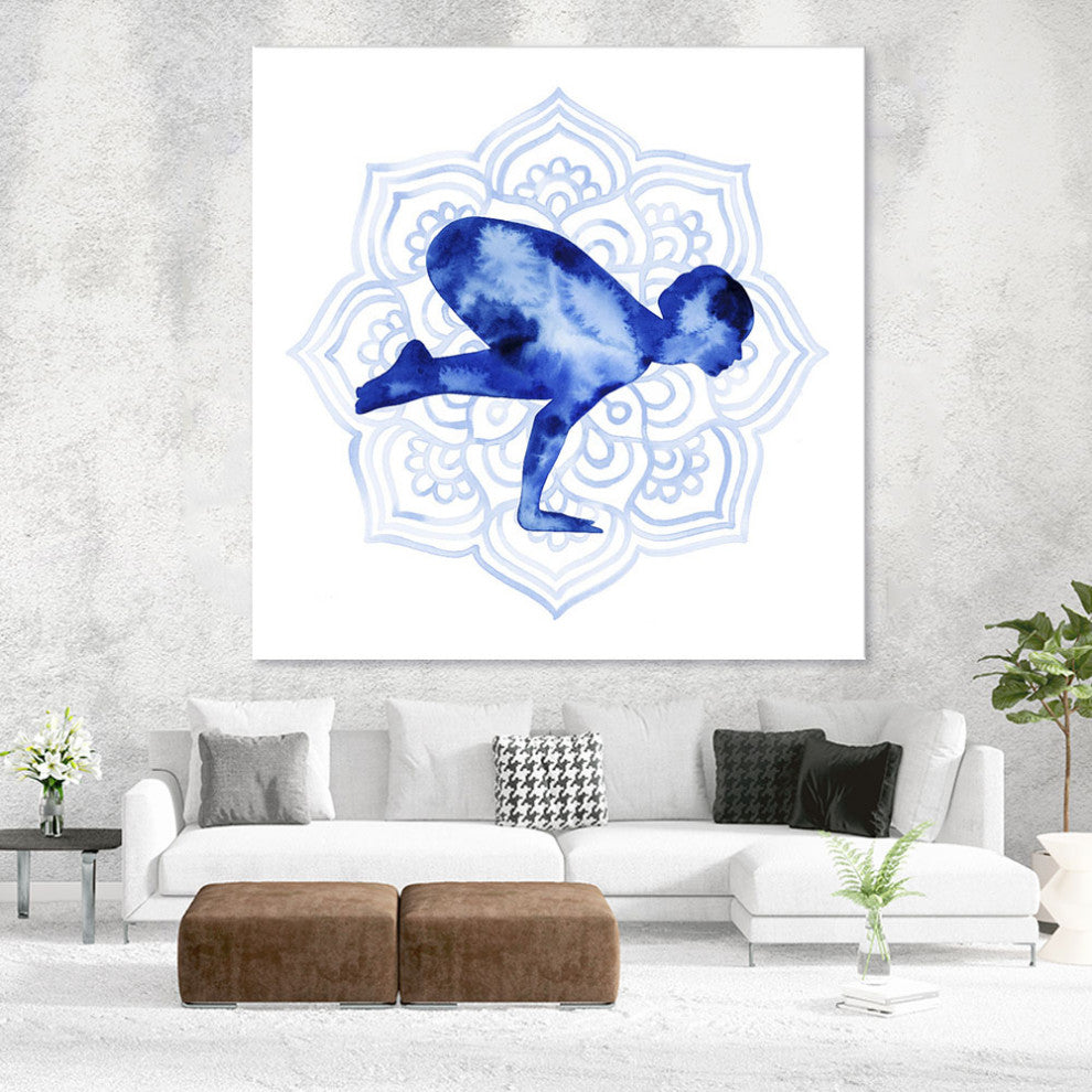 "Yoga Flow IV" Fine Art Giant Canvas Print, 54"x54"