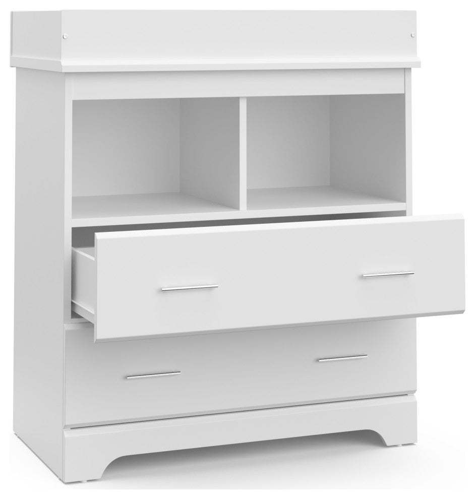 Storkcraft Brookside 2 Drawer Changing Chest, White