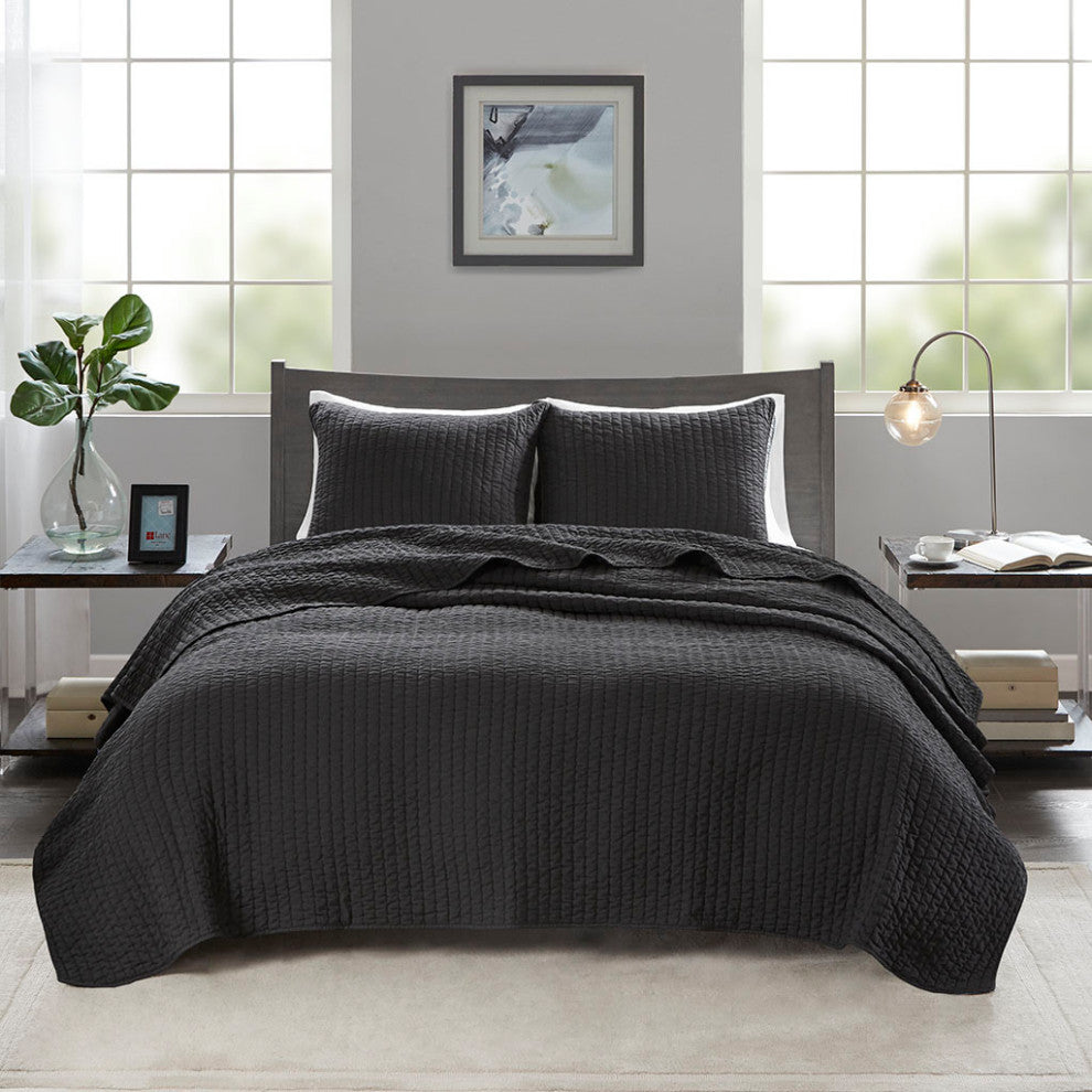 Madison Park Keaton 3 Piece Quilt Set