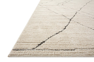 Loloi II Fabian Ivory/Charcoal 18"x18" Sample Rug