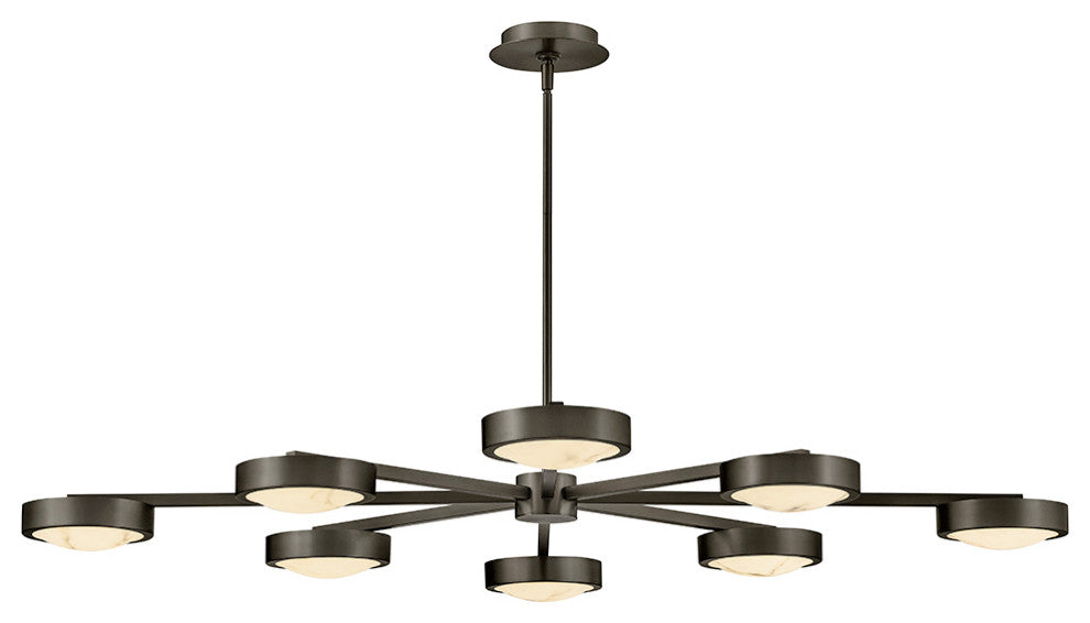 Fredrick Ramond Cava Large Convertible Semi-Flush Mount, Black Oxide