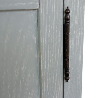 30" Single Vanity, Gray Ash, White Carrara Top, Rectangle Sink