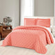 Charleston Down Alternative Bed Spread Set, Coral, King