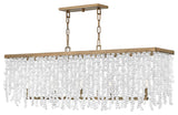 Fredrick Ramond Dune Medium Five Light Linear, Burnished Gold